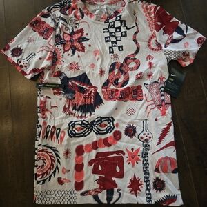 Nike Dri-FIT T-Shirt with Red and White Design